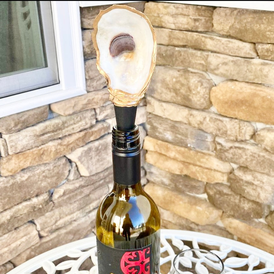 Oyster Shell Wine Stoppers – Salty Harbor Shop